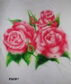 Rosas com efeito de gotas